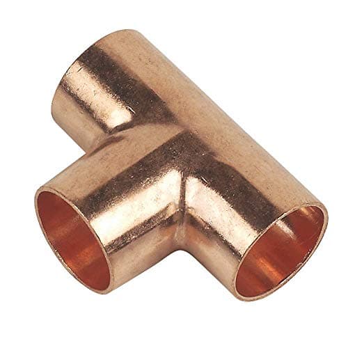 Image of 22mm End Feed Equal Tee - Bag of 5