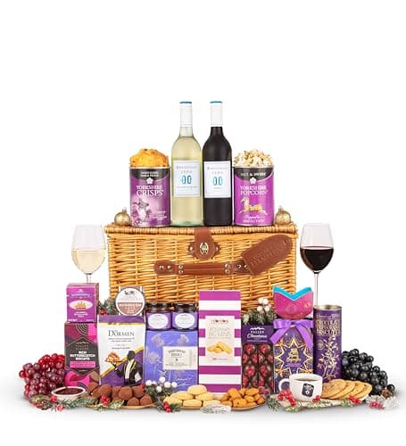Image of Fabulous Festivity Christmas Hamper Luxury Alcohol‑Free Food Gift Family Treat