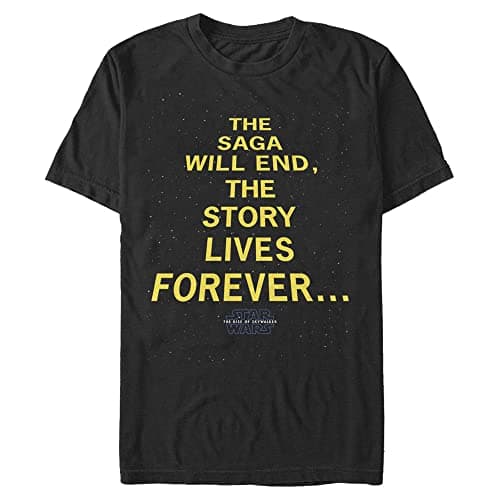 Image of STAR WARS Men's Long Live T-Shirt, Black, 4XL