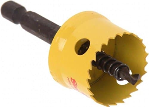 Image of Starrett HSS Bi-Metal Hole Saw - CSC29 Cordless Smooth Cutting Hole Saw - For Wood Plastics Steel Various Materials - 29mm