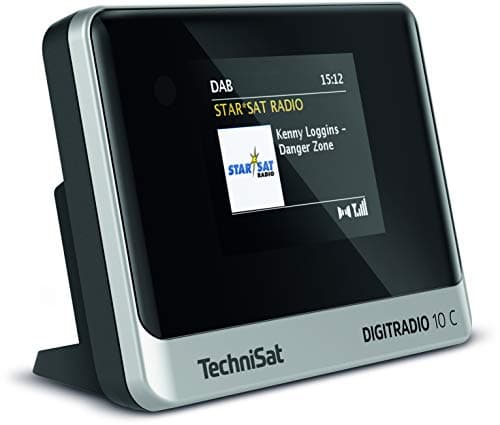 Image of TechniSat DIGITRADIO 10 C DAB+ Digital Radio Adapter (Colour Display, Bluetooth, Remote Control, Alarm Clock, Ideal for Upgrading Existing HiFi Systems) Black/Silver