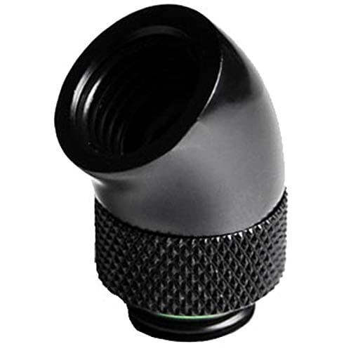 Image of Barrow G1/4 Male Rotary to 45 Degree Female Angle - Black