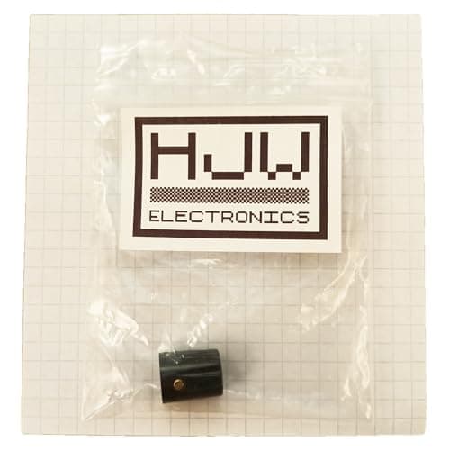 Image of 13mm Control Knob For 0.25 Inch Round Or 6mm Splined Shafts Black (1)