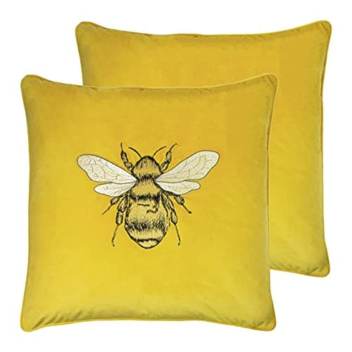 Image of Paoletti Hortus Twin Pack Polyester Filled Cushions, Ceylon, 50 x 50cm