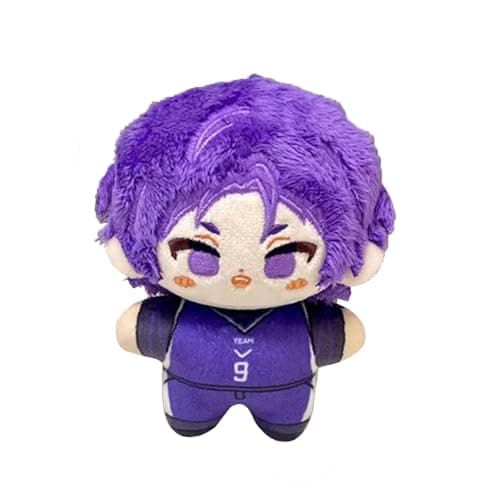Image of Xinchangda BLUE LOCK Keychain Seishiro Nagi Chigiri Hyoma Plush Keychain 12cm Anime Keychain Pendant Cute Keychain for Backpack Collectible Gifts for Fans