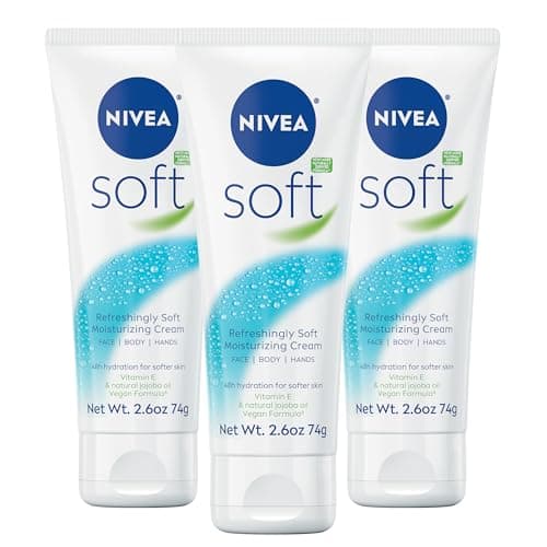 Image of NIVEA Soft Moisturizing Creme, 2.6 Ounce (Pack of 3) by Nivea