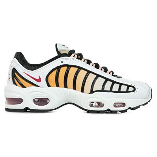 Image of Nike Women's Air Max Tailwind IV Trail Running Shoes, White Gym Red Black 100, 4 UK