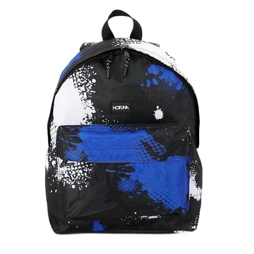Image of Hot Tuna Unisex Campus Backpack Blue splatter One Size