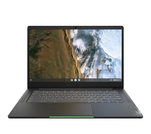 Image of Lenovo IdeaPad 5 Chromebook 14 Inch Full HD Laptop - (Intel Core i3-1115G4, Integrated Intel UHD Graphics, 4GB RAM, 128GB SSD, ChromeOS) - Storm Grey