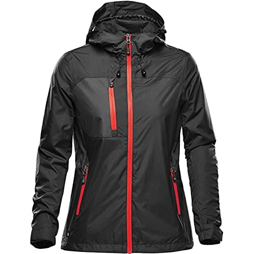 Image of Stormtech Womens/Ladies Olympia Soft Shell Jacket (L) (Black/Bright Red)