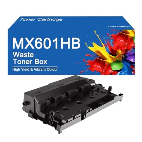 Image of SEMTGJ MX601HB Waste Toner Container Box Replacement for Sharp MX-2651 MX-3051 MX-3071 MX-3551 MX-3571 MX-5071 Printers, High Yield 50000 Pages,MX601HB-1Set