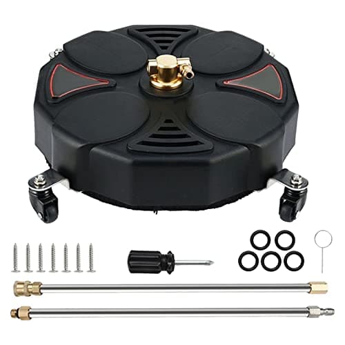 Image of LOVIVER Driveway Power Washer, Rotary Surface Cleaner, High Pressure Flat Surface Cleaner, 13in Pressure Washer Surface Cleaner for Park Cleaning Sidewalks