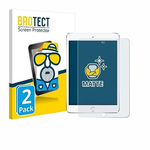 Image of brotect Screen Protector Anti-Glare compatible with Apple iPad Mini 4 2015 (2 Pack) Screen Protector Matte, Anti-Fingerprint Protection Film
