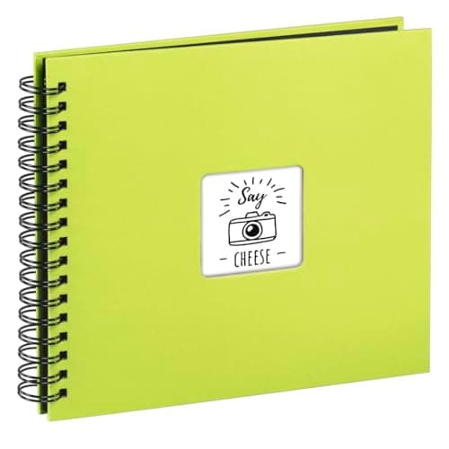 Image of Hama | Fine Art Photo Album | 28 x 24cm 50 Pages | Kiwi Green w/Black Pages