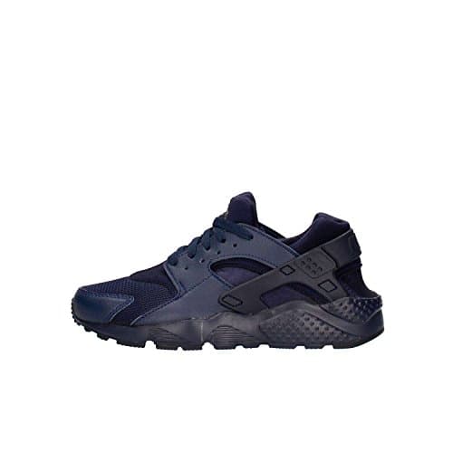 Image of Nike Nike Huarache Run Gs 654275-403, Unisex Kid's Low-Top Sneakers, Blue (Navy 654275-403), 4.5 UK (37.5 EU)