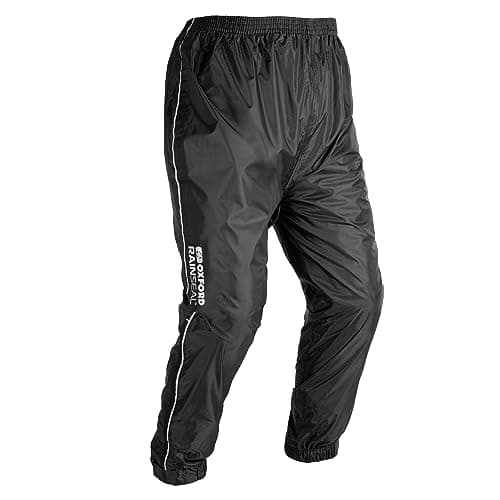 Image of Oxford Products Rainseal Pant Waterproof Motorcycle Over Trousers, Black, 5XL
