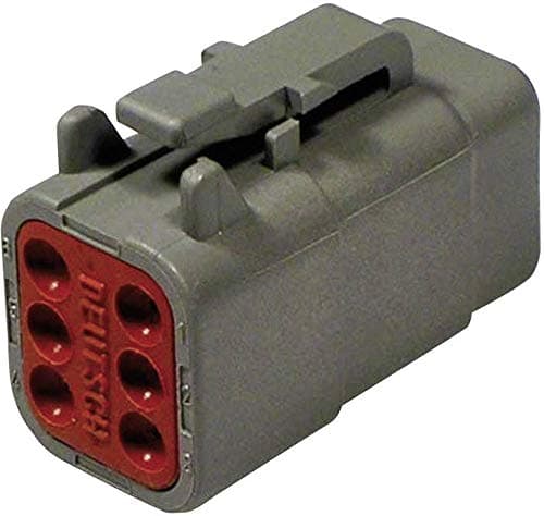 Image of TE CONNECTIVITY DTM 06-6 S Rundplug Stecker, gerade Serie (Rundsteckverbinder): DTM Gesamtpolzahl