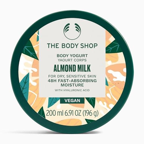 Image of The Body Shop Almond Milk 200ml Body Yogurt for Dry Sensitive Skin - Vegan