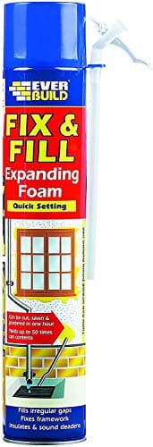 Image of 2 X Everbuild EVFF7 Fix and Fill Expanding Foam Filler 750ml by Everbuild