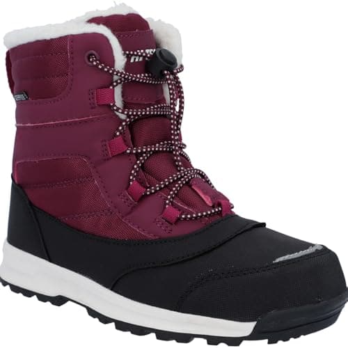 Image of Hi-Tec Girls' Leo Ankle Boots, berry, 3 UK
