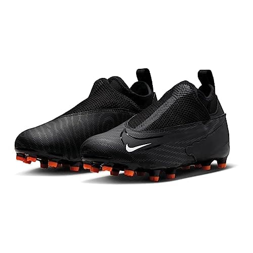 Image of NIKE Jr Phantom Gx Academy Fg/Mg Sneaker, Black Summit White Dk Smoke Grey, 3 UK