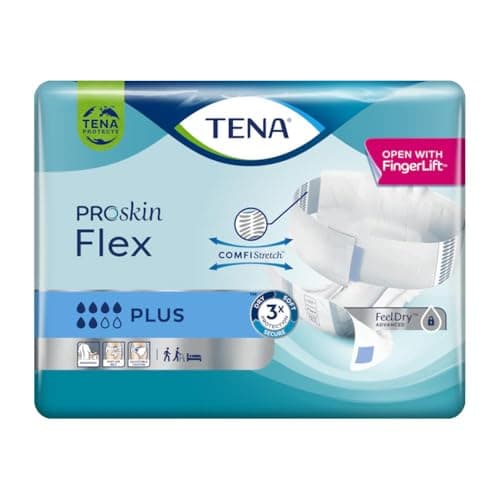 Image of Tena - Tena Proskin Flex Plus (Size XL) Incontinence Pad - 30 Pieces