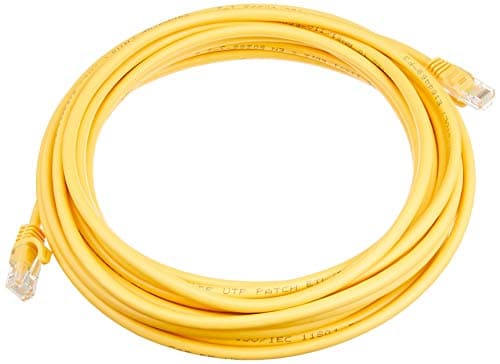 Image of StarTech.com 7m Yellow Cat5e Patch Cable with Snagless RJ45 Connectors - Long Ethernet Cable - 7 m Cat 5e UTP Cable (45PAT7MYL)