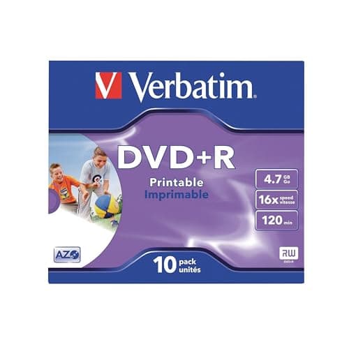 Image of Verbatim 43498 DVD+R 16x Non-Print 10pk