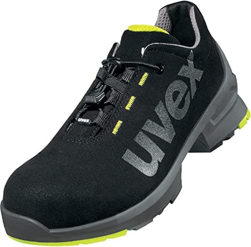 Image of Uvex 8544/8 Multi Purpose Safety Trainer, Size 10, Black/Yellow