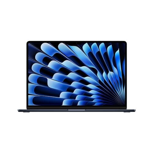 Image of 2023 Apple MacBook Air with Apple M2 Chip (15-inch, 8GB RAM, 512GB SSD Storage) (QWERTY English) Midnight (Renewed)