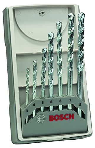 Image of Bosch Professional 7pc. CYL-1 Drill Bit Set (Masonry, Brick, Ø 3-8 mm, Accessories for Impact Drills)