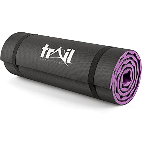 Image of Trail Camping Mat With Comfort Contours 15mm Thick Foam Insulated Roll Pad (Purple)