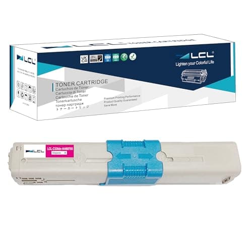 Image of LCL Compatible Toner Cartridge 44469705 for Oki C310dn C330dn C331 C510dn C511 C511dn C530dn C531 C531dn MC351 MC352dn MC361 MC361dn MC362dn MC561 MC561dn mc562 MC562dn (1PK Magenta)