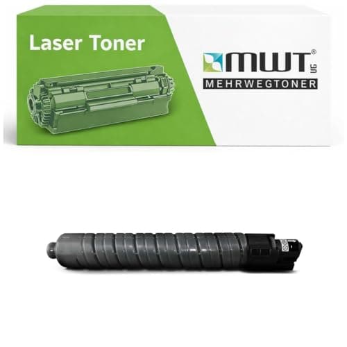 Image of Mehrwegtoner Toner Compatible with Ricoh Aficio MPC3002 MPC3502 Replaces 841651 842016 Black with 15% More Performance