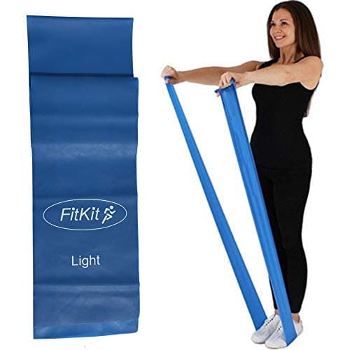 Image of FitKit Resistance Exercise Band - 2M Light - Pilates, Yoga, Rehab, Stretching, Strength Training