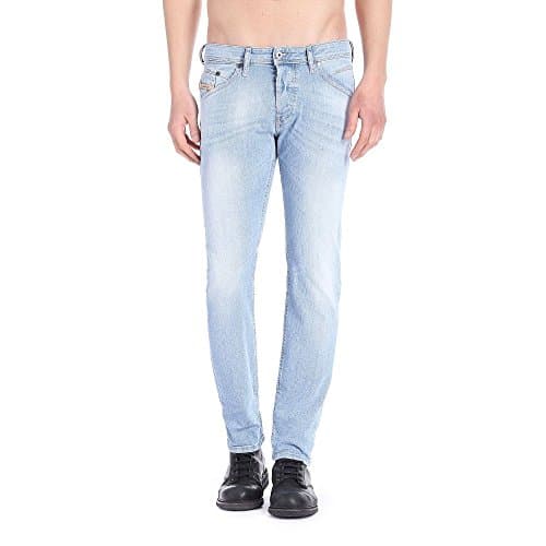 Image of Diesel Men's Straight Leg Jeans - Blue - 31W/32L