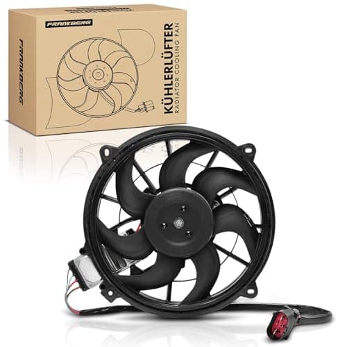 Image of Frankberg Radiator Fan Right 4-Pin Compatible with A6 4B2 C5 2.7L Petrol 2001-2005 R8 422 423 4.2L Petrol 2007-2010 Replace# 4Z7959455D