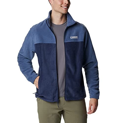 Image of Columbia Men's Powder Lite Jacket Puffer Jacket, Night Tide x Collegiate Navy, Size XS