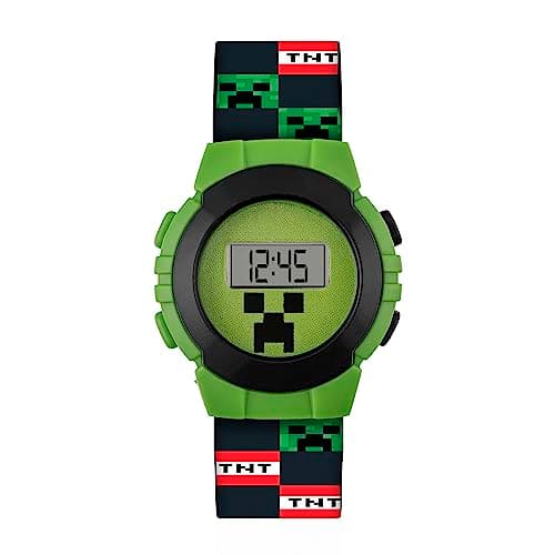 Image of Minecraft Green Digital Watch MIN4223