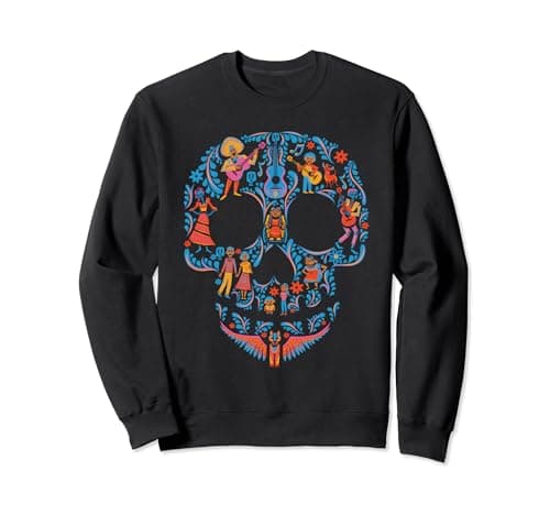 Image of Coco Skull Pattern Sweatshirt