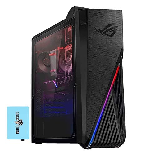 Image of ASUS ROG Strix GA15 Gaming & Entertainment Desktop PC (AMD Ryzen 7 5800X 8-Core, 128GB RAM, 4TB PCIe SSD, RTX 3070, WiFi, Bluetooth, HDMI, USB 3.2, USB 3.1, Win 10 Pro) with Hub