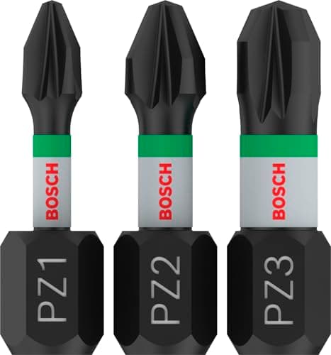 Image of Bosch 3X PRO Pozidriv Impact Bit (100 x 50 mm, Professional Accessory Screwdriver, Screwdriver)