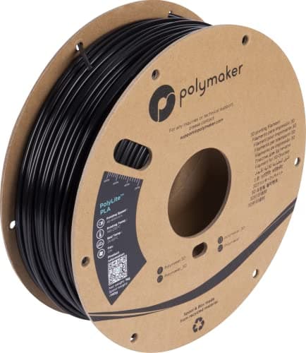 Image of Polymaker PA02016 PolyLite Filament PLA 2.85mm 1000g Black 1 pc(s)
