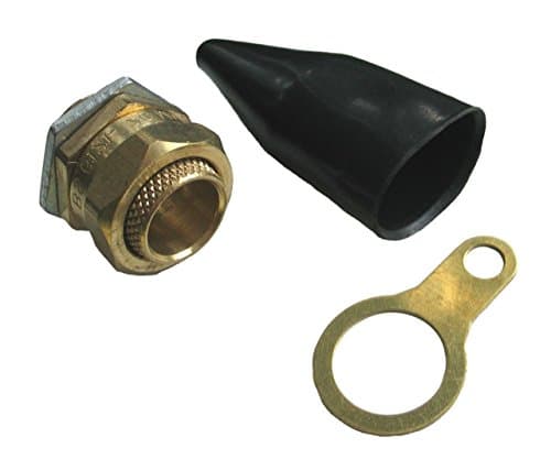 Image of 2 Part 20mmIndoor BW Brass Cable Glands (x2)