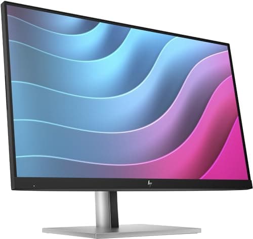Image of HP E24 G5 23.8 Inch FHD Monitor | Full HD IPS Display | 75hz Refresh Rate | 250 Nits | 1000:1 Contrast | HP Eye Ease | Fully Adjustable Stand | 1x HDMI, 1x DP | Black