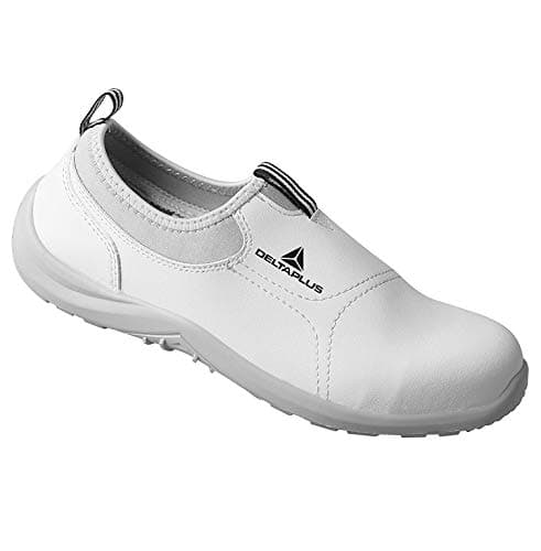 Image of Deltaplus MIAMIS2BC45 Low Microfibre/PU Shoes - S2 Src, White, Size EU 45/ UK 11