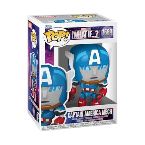 Image of Funko Pop! Marvel: What If - Captain America - Collectable Vinyl Figure - Gift Idea - Official Merchandise - Toys for Kids & Adults - Superheroes Fans - Model Figure for Collectors and Display