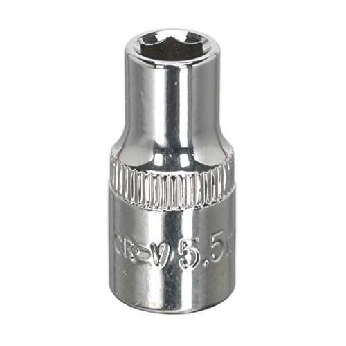 Image of Sealey Sp14055 Walldrive Socket 5.5Mm 1/4Sq Drive Fully Polished