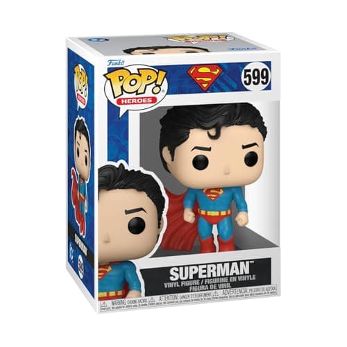 Image of Funko POP! Heroes: DC - Superman - Collectable Vinyl Figure - Gift Idea - Official Merchandise - Toys For Kids & Adults - Model Figure for Collectors and Display
