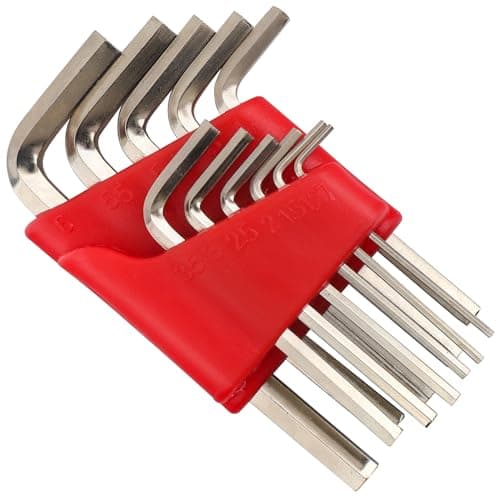 Image of Hi-Spec 11pc Small Metric Hex Allen Key Wrench Tool Set 1.27-6mm Long and Short Arm Sizes of Hard Cr-V Alloy in a Compact Holder